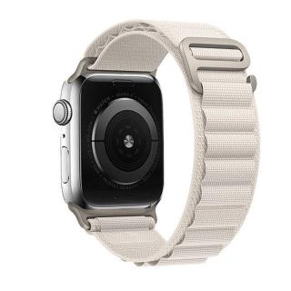 Alpský tah tkaný nylonový řemínek pro Apple Watch 38mm/40mm/41mm Barva: hvězdně bílá