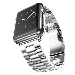 Celokovový řemínek pro Apple Watch 38mm/40mm/41mm Barva: stříbrná