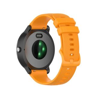 Jednobarevný silikonový řemínek pro chytré hodinky Garmin 20mm Barva: oranžová