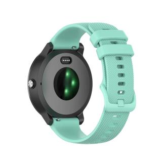 Jednobarevný silikonový řemínek pro chytré hodinky Garmin 20mm Barva: tyrkysová