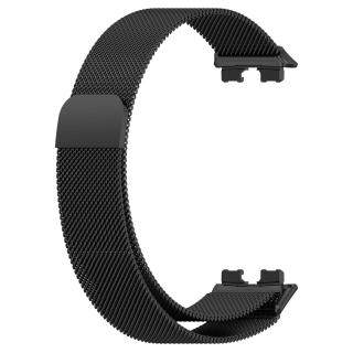 Milánský tah celokovový náhradní náramek pro Huawei Band 8/9 Barva: černá