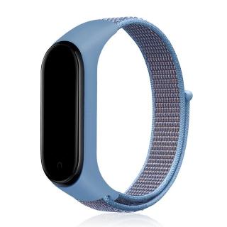 Nylonový náhradní náramek pro Mi Band 7 na suchý zip Barva: modrá