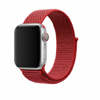 Nylonový náhradní řemínek pro Apple Watch 38mm/40mm/41mm Barva: červená