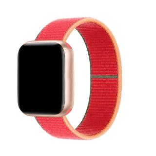 Nylonový náhradní řemínek pro Apple Watch 38mm/40mm/41mm Barva: červený fénix