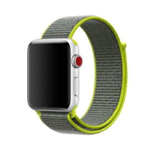 Nylonový náhradní řemínek pro Apple Watch 38mm/40mm/41mm Barva: reflexní zelená