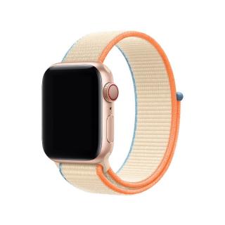 Nylonový náhradní řemínek pro Apple Watch 38mm/40mm/41mm Barva: smetanová