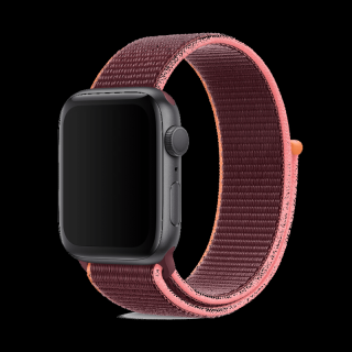 Nylonový náhradní řemínek pro Apple Watch 38mm/40mm/41mm Barva: švestková