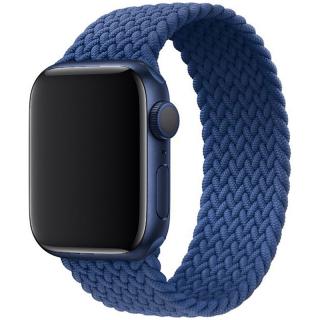 Pletený navlékací řemínek pro Apple Watch 38mm/40mm/41mm - velikost M Barva: atlanticky modrá