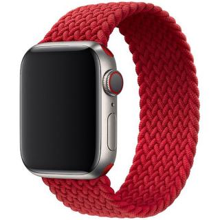 Pletený navlékací řemínek pro Apple Watch 38mm/40mm/41mm - velikost M Barva: červená