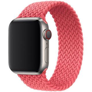 Pletený navlékací řemínek pro Apple Watch 38mm/40mm/41mm - velikost M Barva: punčově růžová