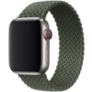 Pletený navlékací řemínek pro Apple Watch 38mm/40mm/41mm - velikost M Barva: snově zelená