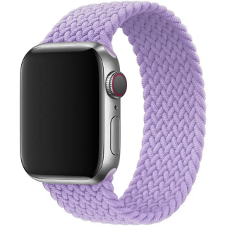 Pletený navlékací řemínek pro Apple Watch 38mm/40mm/41mm - velikost M Barva: světle fialová