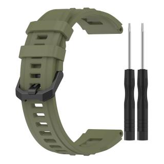 Silikonový řemínek pro Amazfit T-Rex Ultra Barva: zelená army