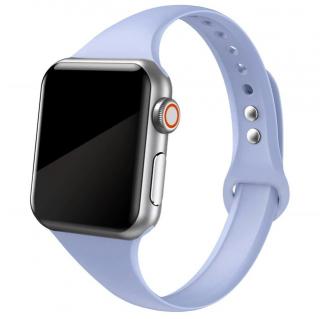 Slim silikonový řemínek pro Apple Watch 38mm/40mm/41mm Barva: fialová