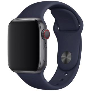 Základní silikonový náhradní řemínek pro Apple Watch 38mm/40mm/41mm - velikost M/L Barva: měsíční modrá