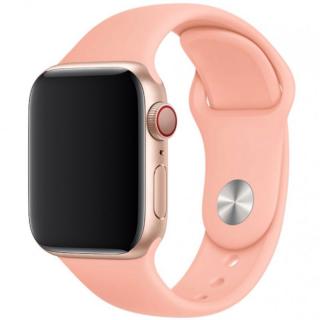 Základní silikonový náhradní řemínek pro Apple Watch 38mm/40mm/41mm - velikost M/L Barva: pastelově oranžová