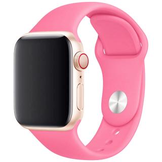 Základní silikonový náhradní řemínek pro Apple Watch 38mm/40mm/41mm - velikost M/L Barva: růžová