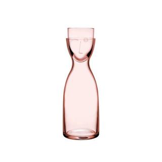 MR. & MRS. karafa a sklenice 700 ml Barva: Dusty Rose