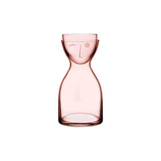 MR. & MRS. karafa a sklenice 850 ml Barva: Dusty Rose