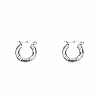 Náušnice Modern Hoops silver