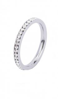 Prstýnek Luxury Zirconia thin silver Velikost prstýnku: 17