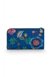 Pip Studio Cece Fiore kosmetický pouch, modrý (kosmetický pouch 21x3,5x12,5 cm)