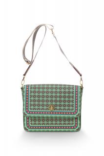 Pip Studio Clover cross body kabelka, zelená (Cross body kabelka 19x6x16cm)