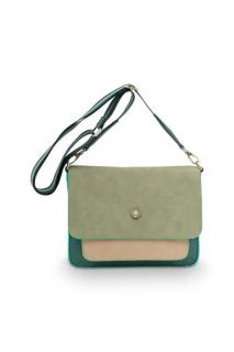 Pip Studio Fenna cross body kabelka, zelená (Cross body kabelka 25x7x20cm)