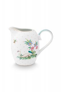 Pip Studio Jolie mlékovka 250ml, bílá (Porcelánová mlékovka)