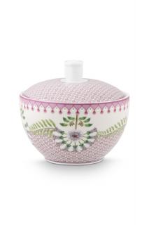 Pip Studio Lily  Lotus cukřenka 300ml, lila (porcelánová cukřenka s víčkem 300ml)