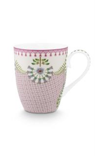 Pip Studio Lily  Lotus hrnek 350ml, lila (Porcelánový hrnek)