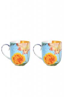 Pip Studio Royal Flower set 2 hrnků 325ml, barevný (dárková sada 2 hrnků)