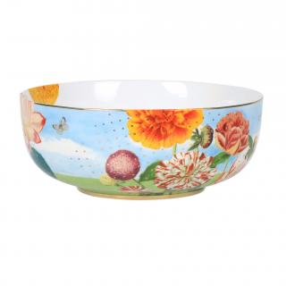 Pip Studio Royal Multi mísa Ø23cm, barevná (Porcelánová mísa v designu Royal Floral)