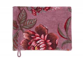 Pip Studio Secret Garden žínka 16x22 cm, mauve (froté žínka)