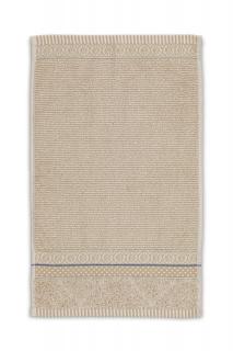 Pip Studio Soft Zellige froté ručníků 30x50, khaki (froté ručník)