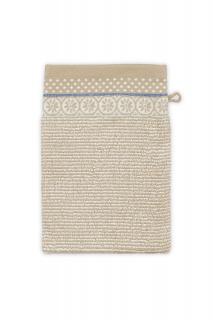 Pip Studio Soft Zellige froté žínka 16x22cm, khaki (froté žínka)