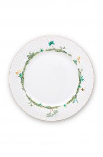talíř na hlavní chod z tenkostěnného porcelánu
