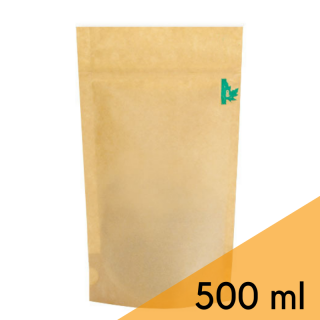 Eko kompostovatelný sáček doypack 500 ml