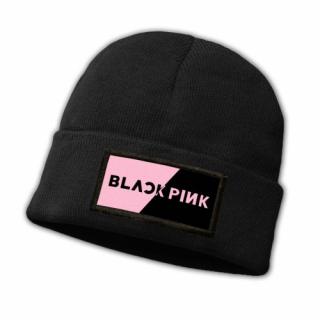 BLACKPINK | Čepice pletená s nášivkou BLACKPINK, one size