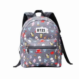 BTS | Batoh BT21 „Universtar“, světle šedý, 7l