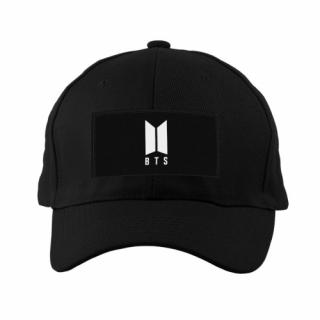 BTS | Čepice - kšiltovka s nášivkou BTS  "Logo bílé", one size