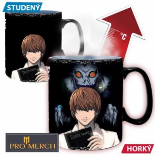 DEATH NOTE | Hrnek DEATH NOTE, " Kira  L", měnící vzhled, 460 ml