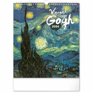 Nástěnný kalendář Vincent van Gogh 2024, 30 × 34 cm