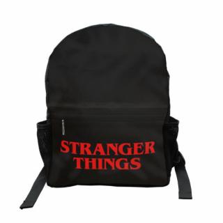 STRANGER THINGS | Školní batoh STRANGER THINGS černý, logo