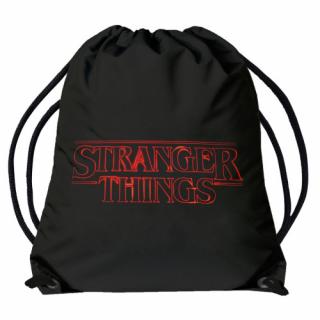 STRANGER THINGS | Vak - pytel přes rameno STRANGER THINGS,  černý,  logo