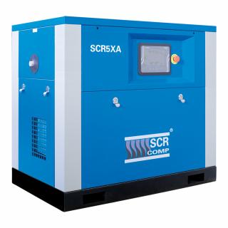 Spirálový kompresor SCR-2/10XA  příkon motoru 2,2 kW, dodávaný tlak 10 bar, objemový výkon 12 Nm³/h