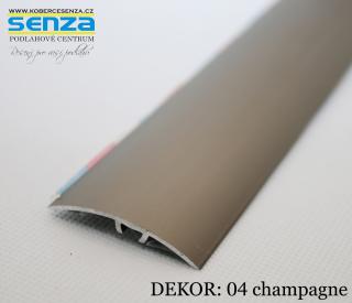 Bohemia profil Přechodový profil 940/5 samolepící, hmoždinkový, 90cm Dekor: 04 Champagne