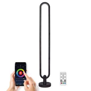 Designová stojací led lampa velká s wifi- měnitelná barva, ovládání přes telefon / DO, 105 cm