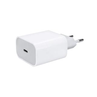 Rychlonabíječka pro telefony USB-C 20 W PD fast charge, bílá