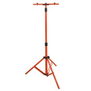 Stojan pro 1-2 reflektory výškově nastavitelný 60-150 cm, oranžová / černá